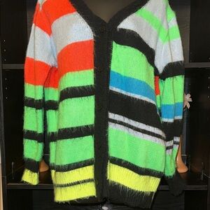 Pressed brand Colorful Striped Women's Sweater